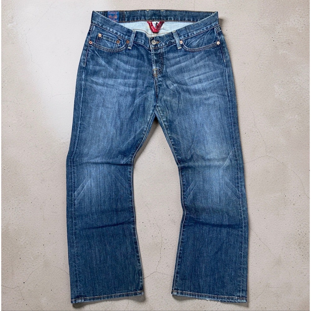 Vintage Lucky Brand Lil Maggie Bootcut Jeans Womens 14/32 USA Made Blue 34x30